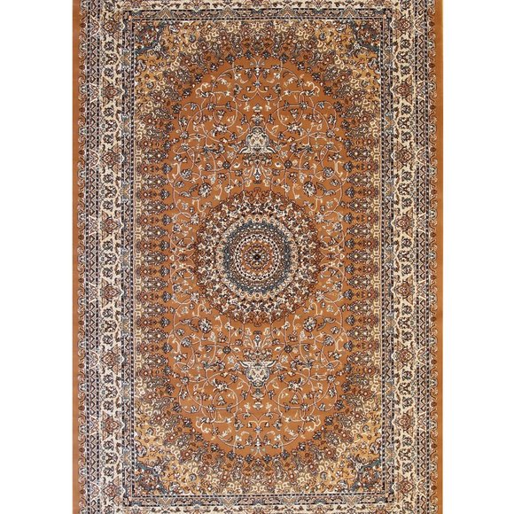 Rust Medallion Elegance Rug - Picture 1 of 5